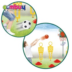 KB011900 KB011905 - Outdoor obstacle games set basketball stand toys for children